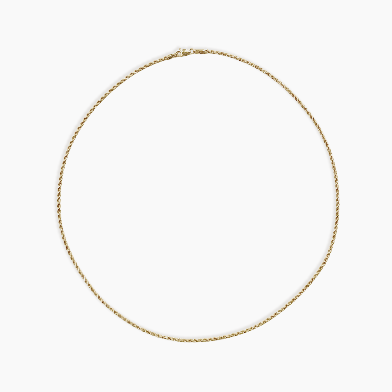 Twisted Chain 14K Solid Gold