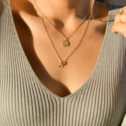 Silver Dainty Butterfly Necklace