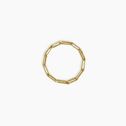 Dainty Link Ring 14K Solid Gold