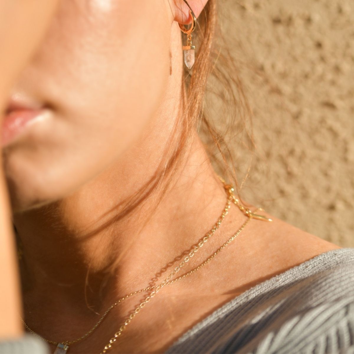 Dainty Crystal Huggies