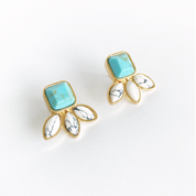 Turquoise Trinity Earrings