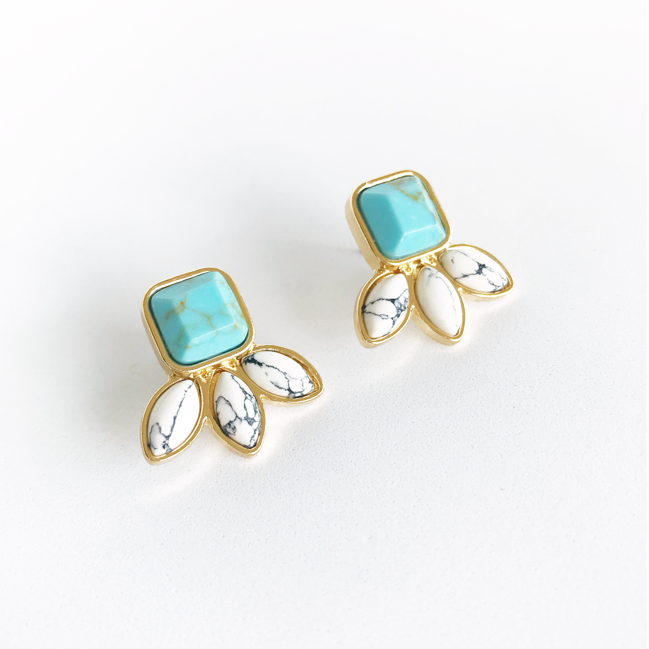 Turquoise Trinity Earrings