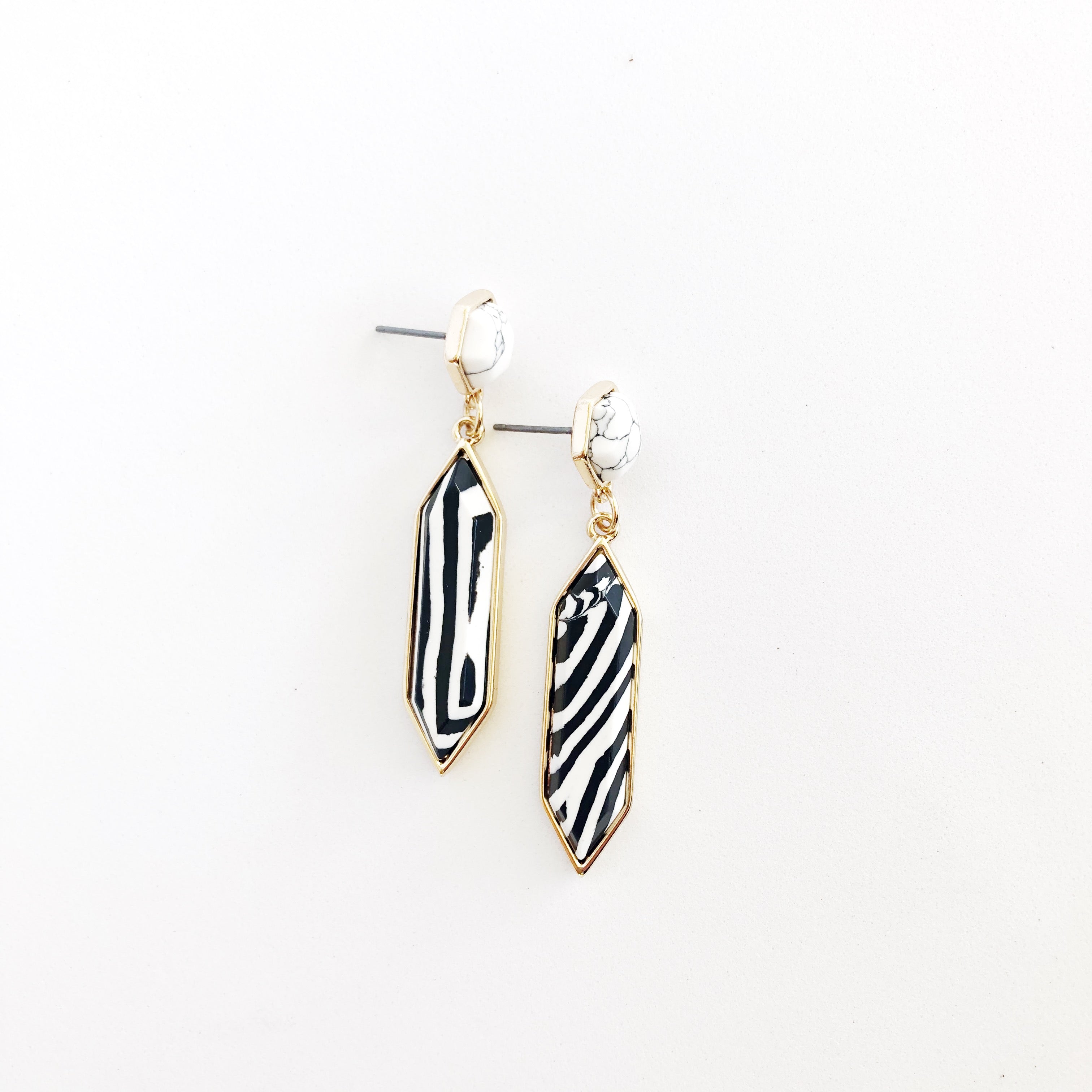 Marble Survivor Earrings