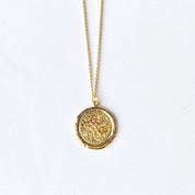 Rosette Medallion Necklace