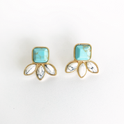 Turquoise Trinity Earrings