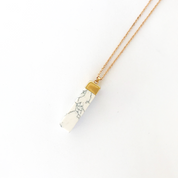 Statement Marble Pillar Necklace