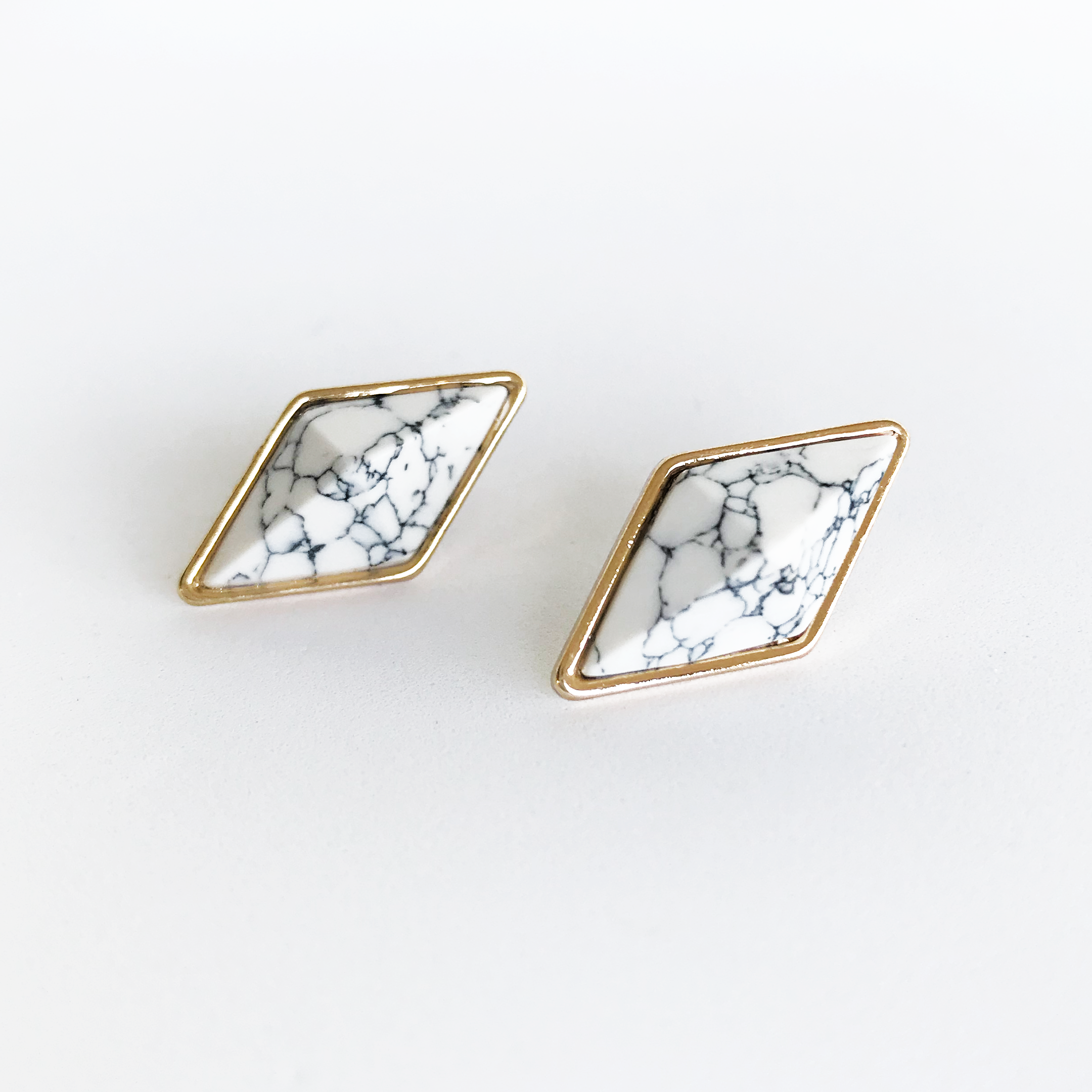 Marble Arrow Studs