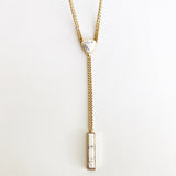 Marble Chain Breaker Necklace
