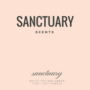 "Sanctuary" 11oz Soy Candle