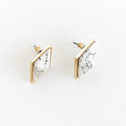 Marble Arrow Studs