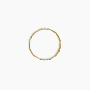 Dainty Chain Breaker Ring 14K Solid Gold
