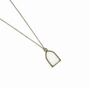 Dainty Stained Glass Necklace