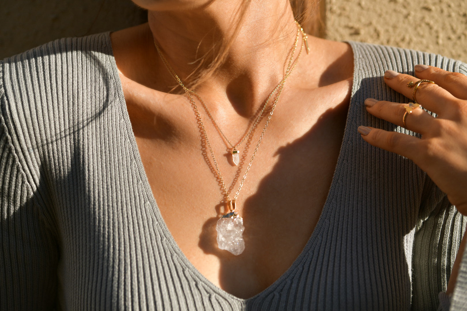 Dainty Crystal Necklace