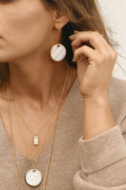 Dainty Alabaster Jar Necklace