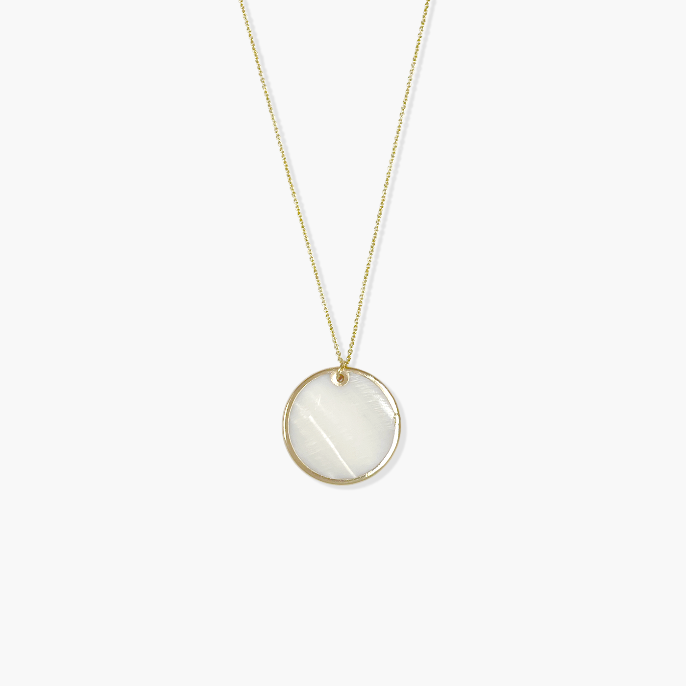 Alabaster Round Necklace