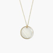 Alabaster Round Necklace