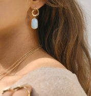 Alabaster Drop Earrings