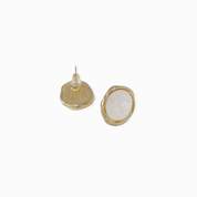 Alabaster Stud Earrings