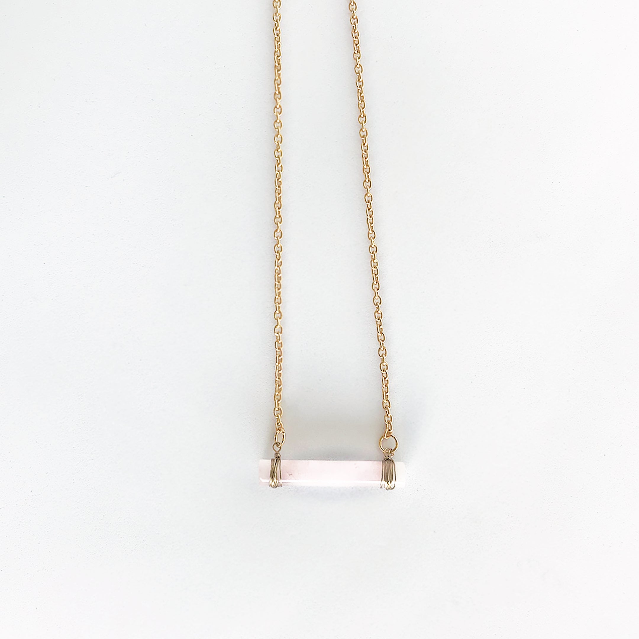 Rose Bar Necklace