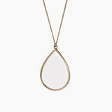 Stained Glass Tear Drop Necklace