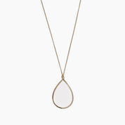 Stained Glass Tear Drop Necklace