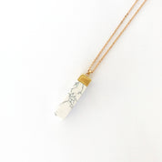 Statement Marble Pillar Necklace