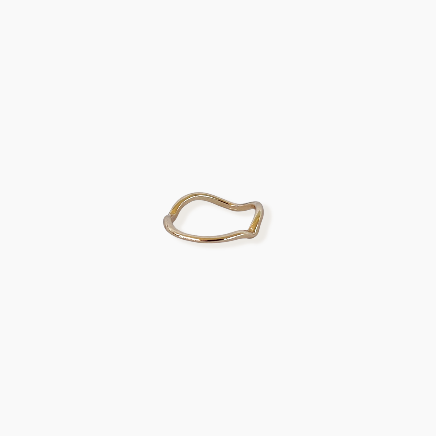 Bended Bar Midi Ring Stack