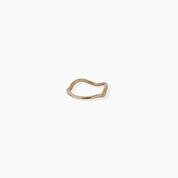 Bended Bar Midi Ring Stack