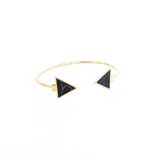 Black Marble Arrow Bracelet
