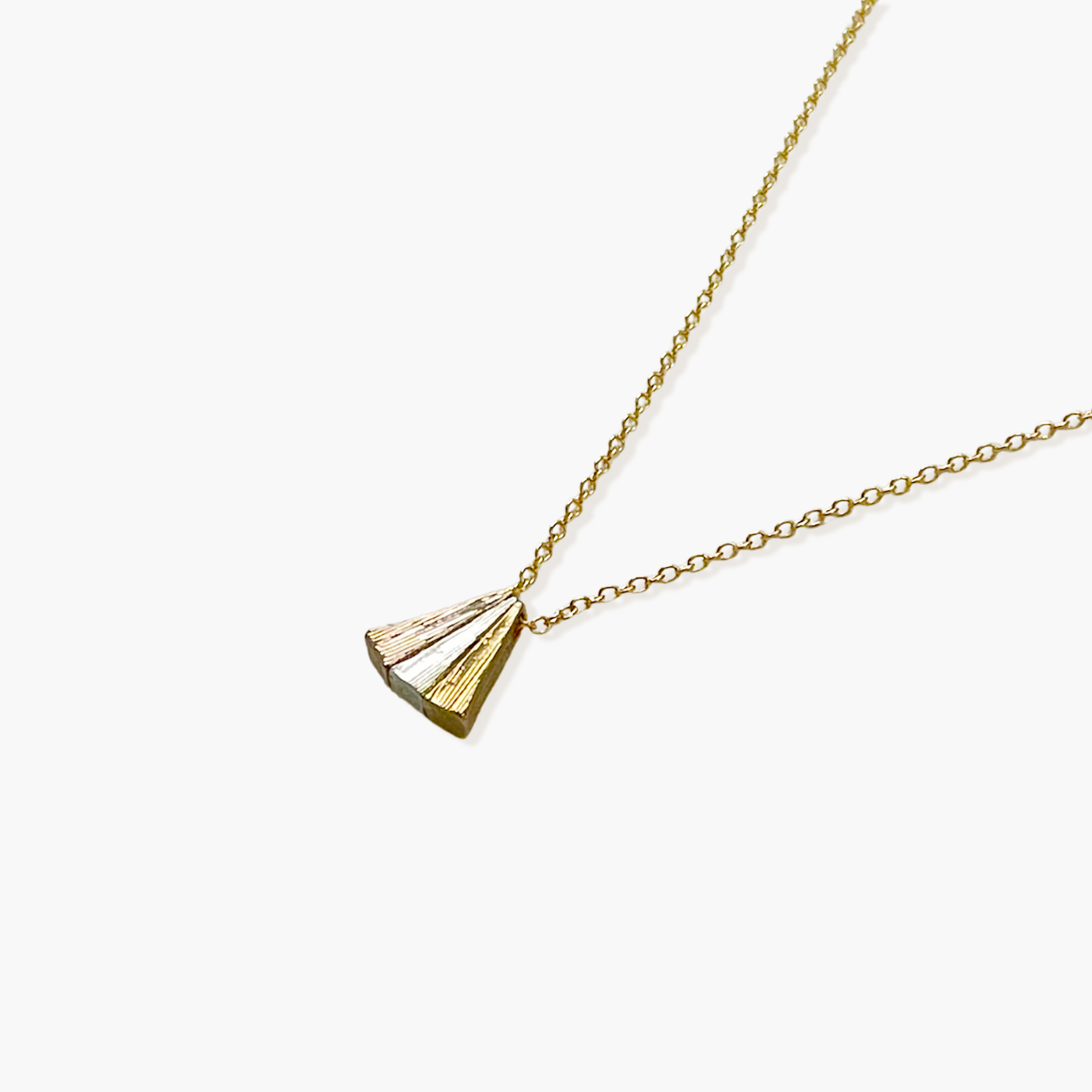 Blended Bar Necklace Gold