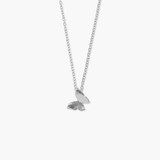 Silver Dainty Butterfly Necklace