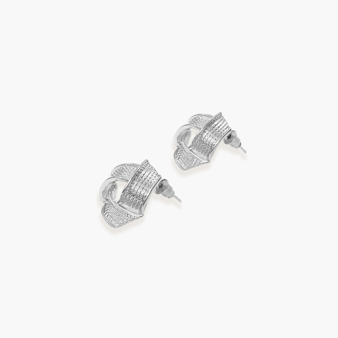 Silver In Knots Earrings