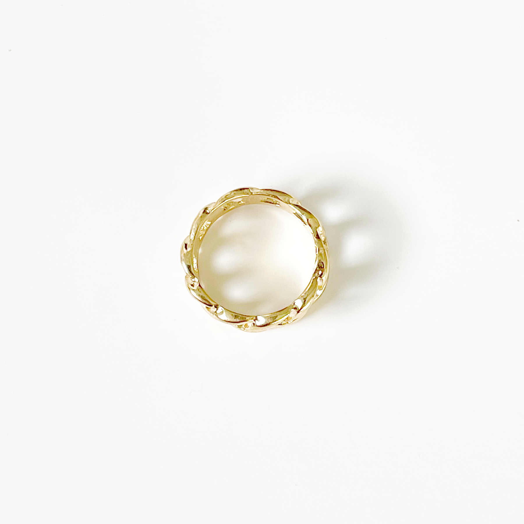 Gold Chain Breaker Ring