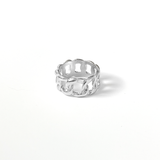 Silver Chain Breaker Ring