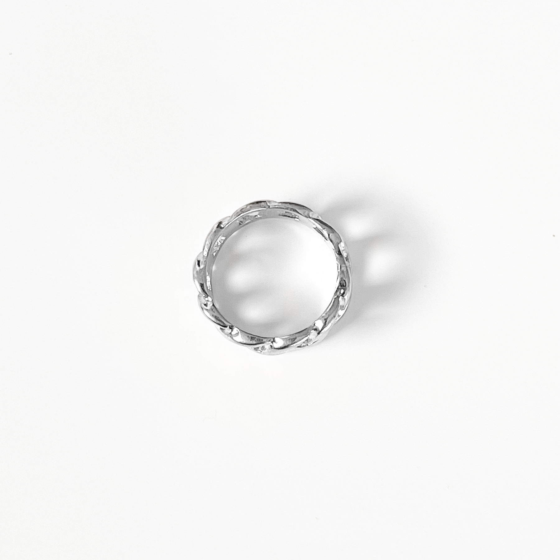 Silver Chain Breaker Ring
