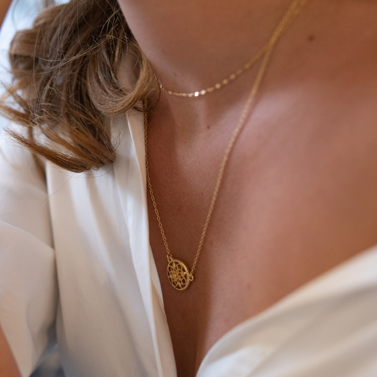 Dainty Mosaic Necklace