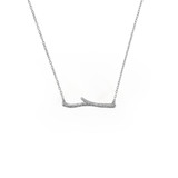 Silver Dainty Branch Necklace