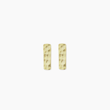 Dainty Hammered Bar Earrings