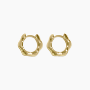 Dainty Hammered Hoop