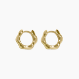 Dainty Hammered Hoop