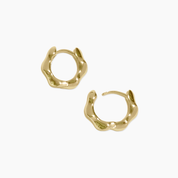 Dainty Hammered Hoop