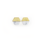 Dainty Marble Pendant Studs