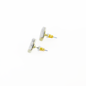Dainty Marble Pendant Studs