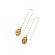 Dainty Miraculous Medallion Earrings