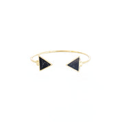 Black Marble Arrow Bracelet