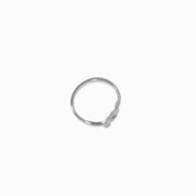 Dainty Cross Ring Silver