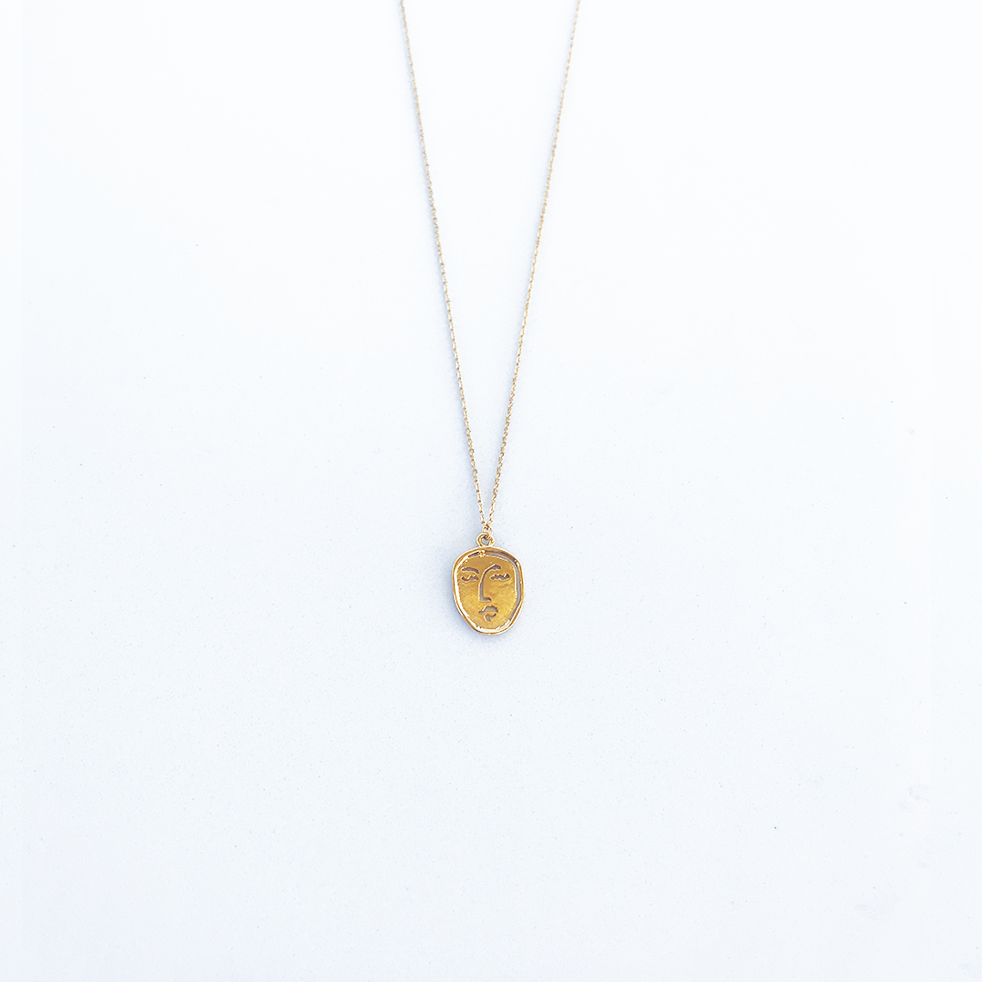GIRLS GIRLS GIRLS Dainty Necklace Gold