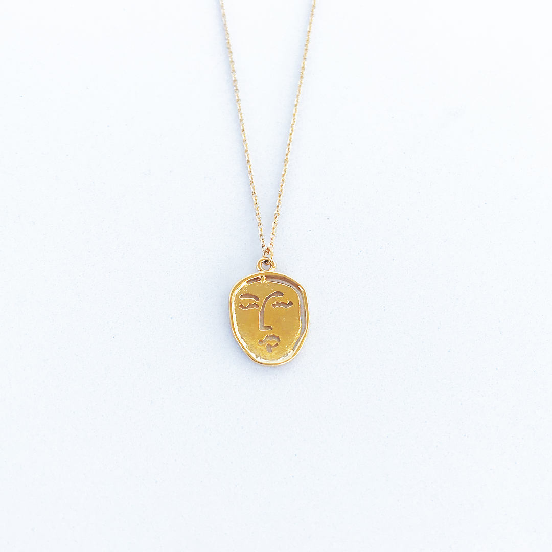 GIRLS GIRLS GIRLS Dainty Necklace Gold