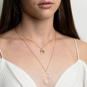 GIRLS GIRLS GIRLS Dainty Necklace Gold