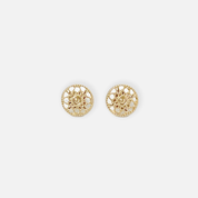 Mosaic Studs Gold